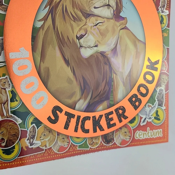 DISNEY The Lion King Simba Broadway Stuffed Toy & 1000 Stickers Activity Book - Picture 9 of 15